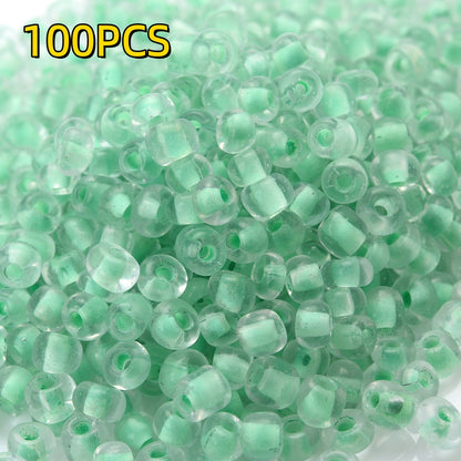 100pcs 4mm Vibrant Czech Glass Seed Beads