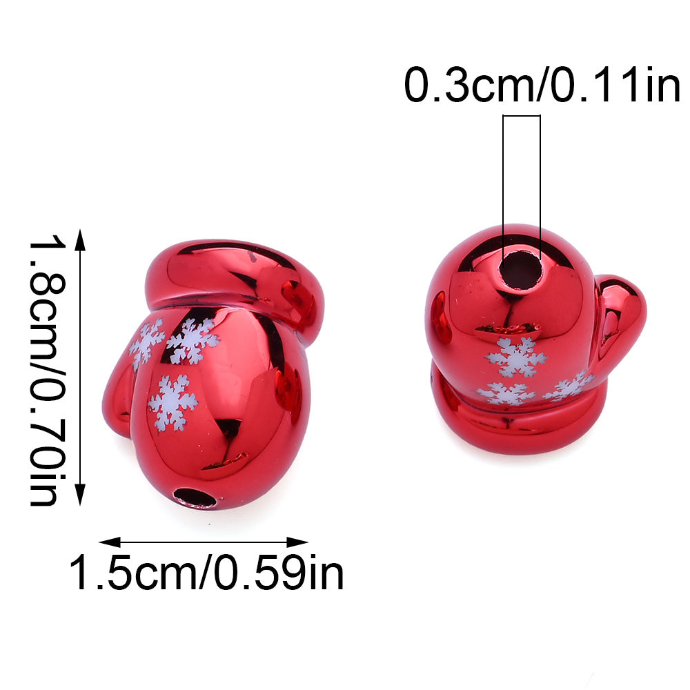 Punk Style Glass Abacus Beads
