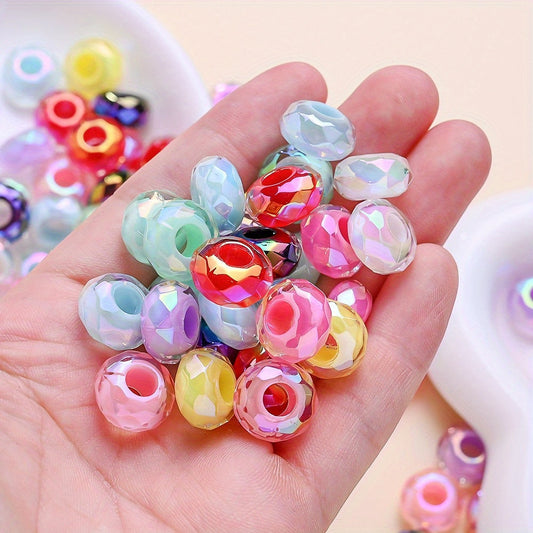 Cut Sugar Heart Acrylic Beads