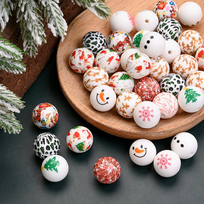 Christmas Silicone Beads