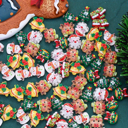 Christmas Resin Flatback Embellishments