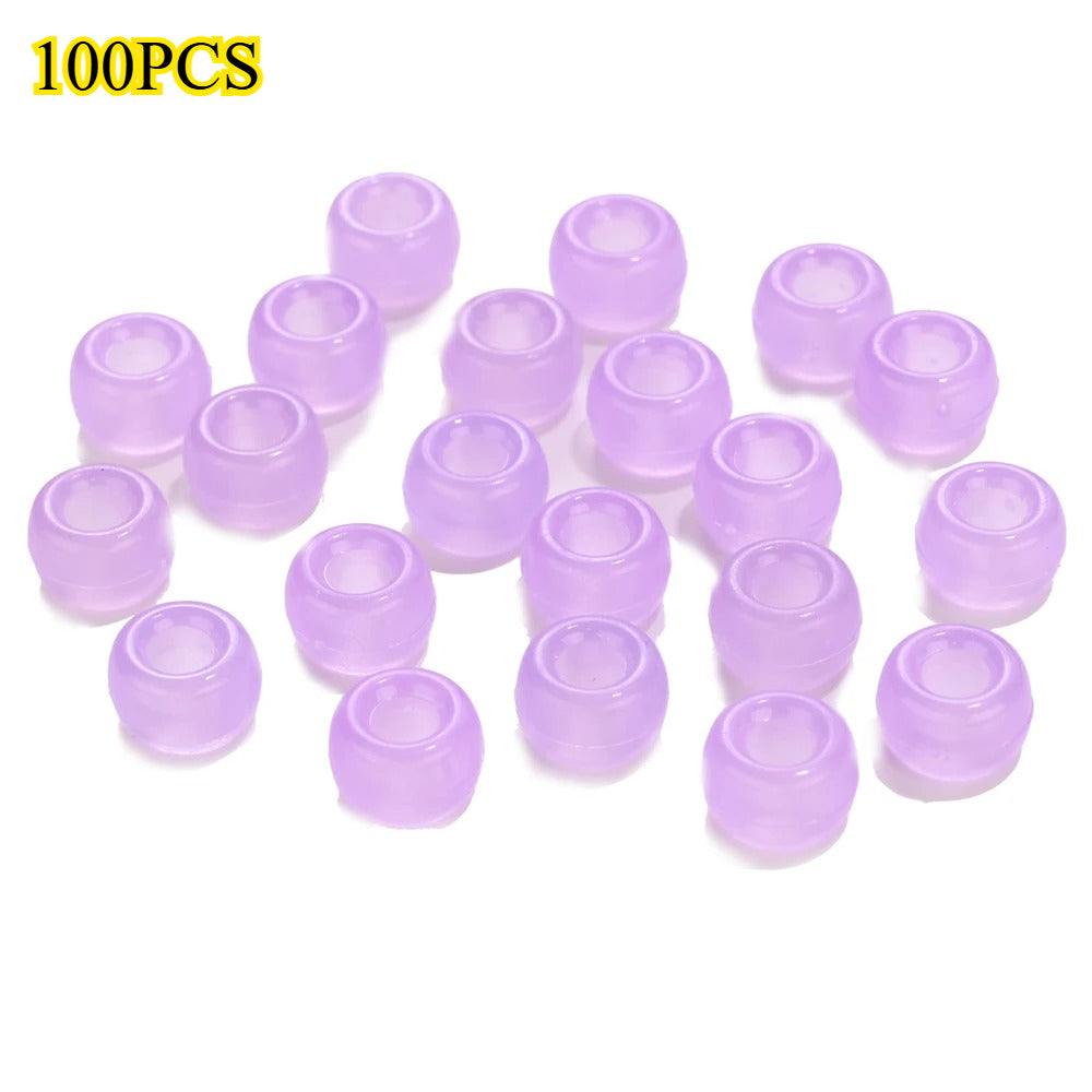Glow-in-the-Dark Acrylic Barrel Beads