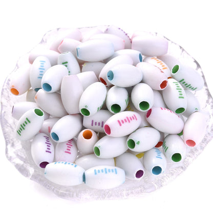 50pcs 39 Styles Mixed Sports Ball Beads