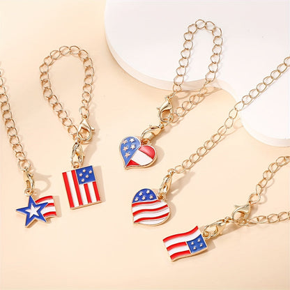 1SET Mixed Shape Pendant Chain Set