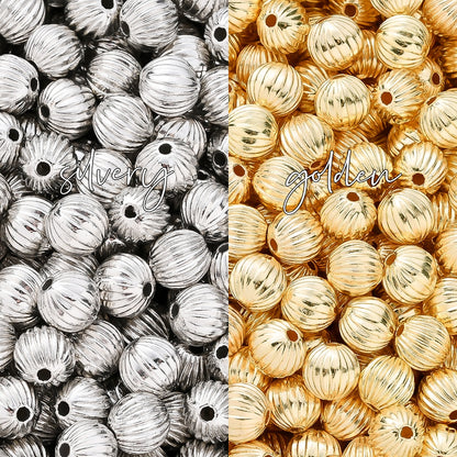 Vintage CCB Pumpkin Beads