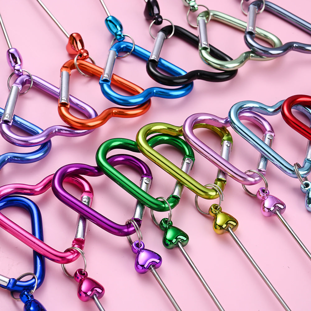 Heart Pom Pom Keychain Making Kit