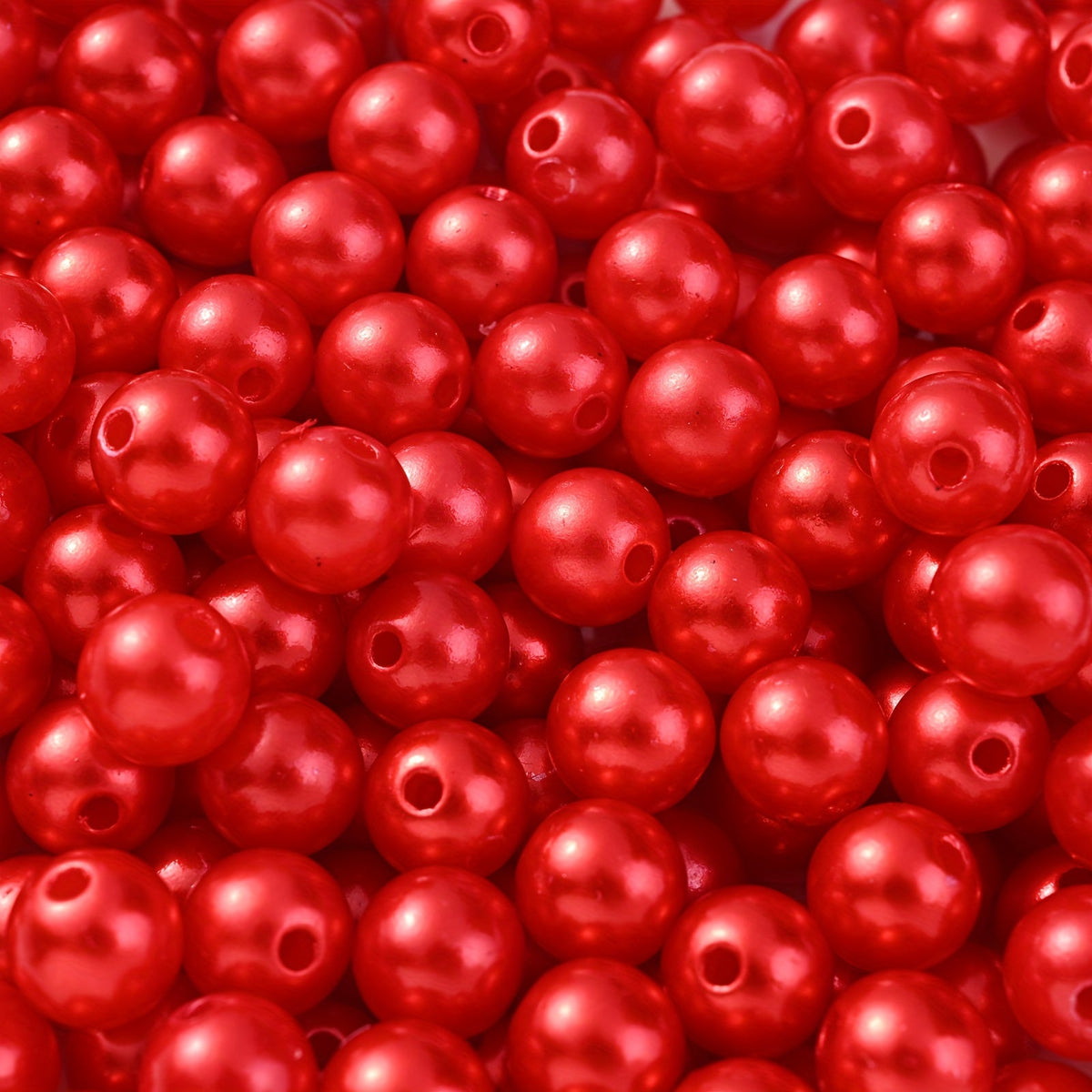 Colorful Imitation Pearl Acrylic Beads