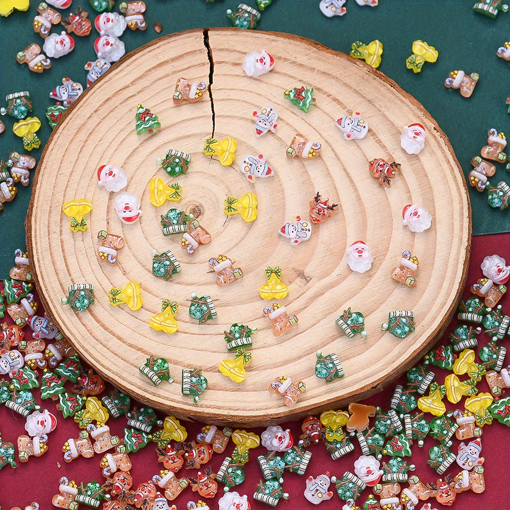 Christmas Resin Flatback Embellishments