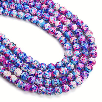 1PC 8mm Natural Stone Round Bead Set