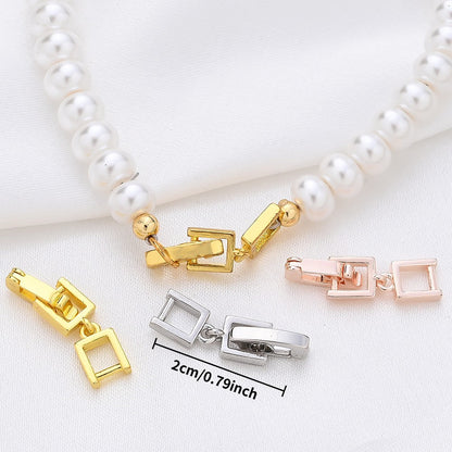 Square Double Clasp Connectors