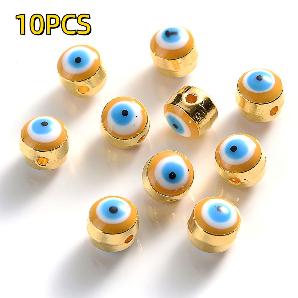 Devil's Eye Alloy Spacer Beads