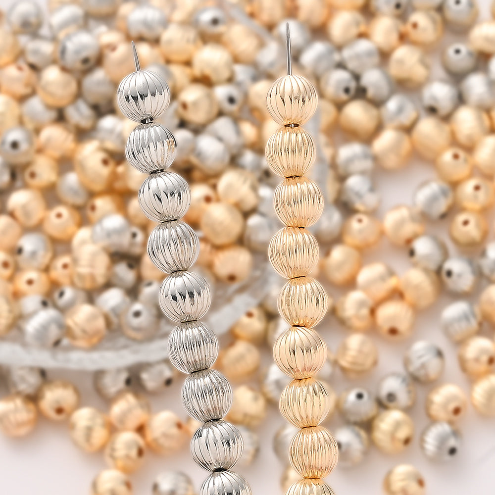 Vintage CCB Pumpkin Beads