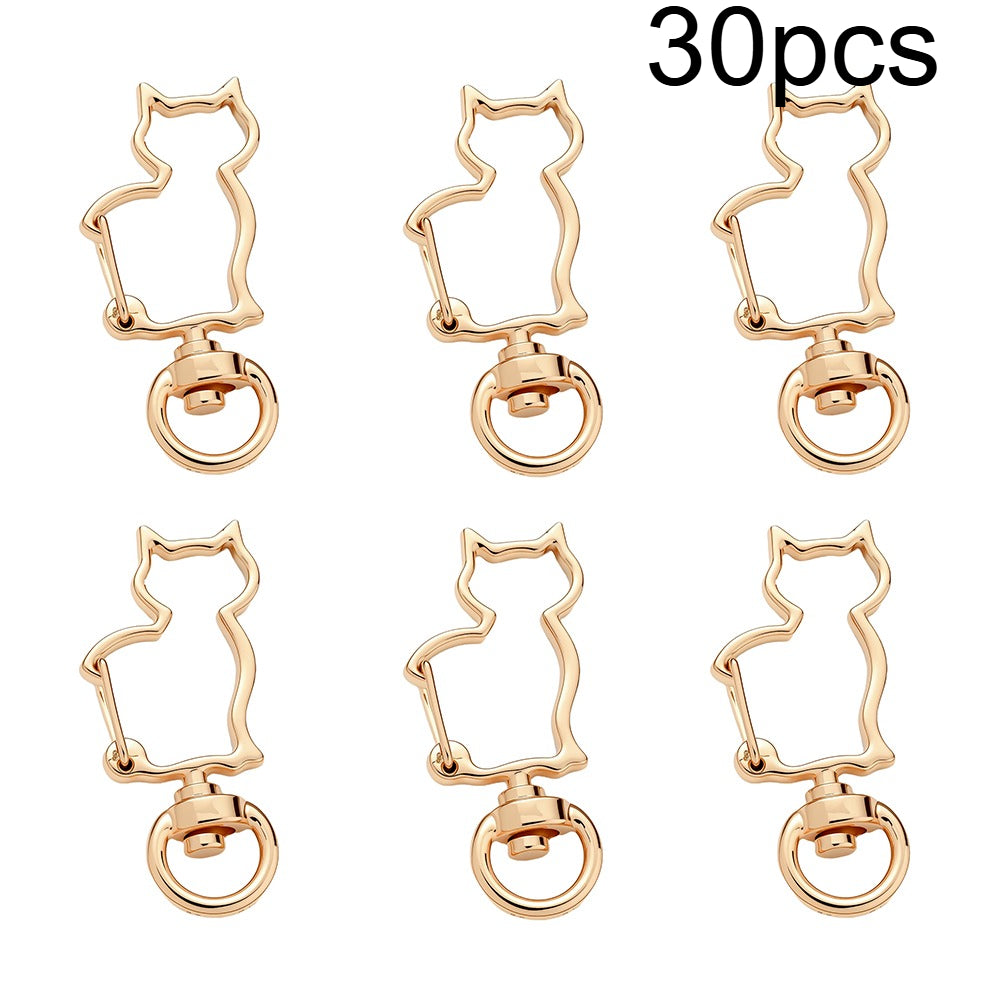 Golden & Silver Keychain Clasp Set