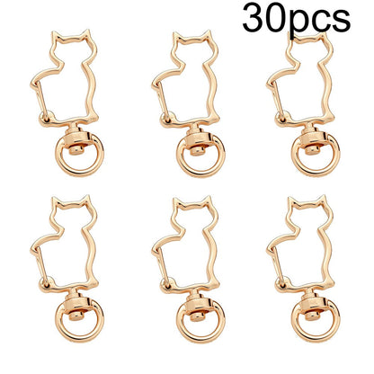 Golden & Silver Keychain Clasp Set