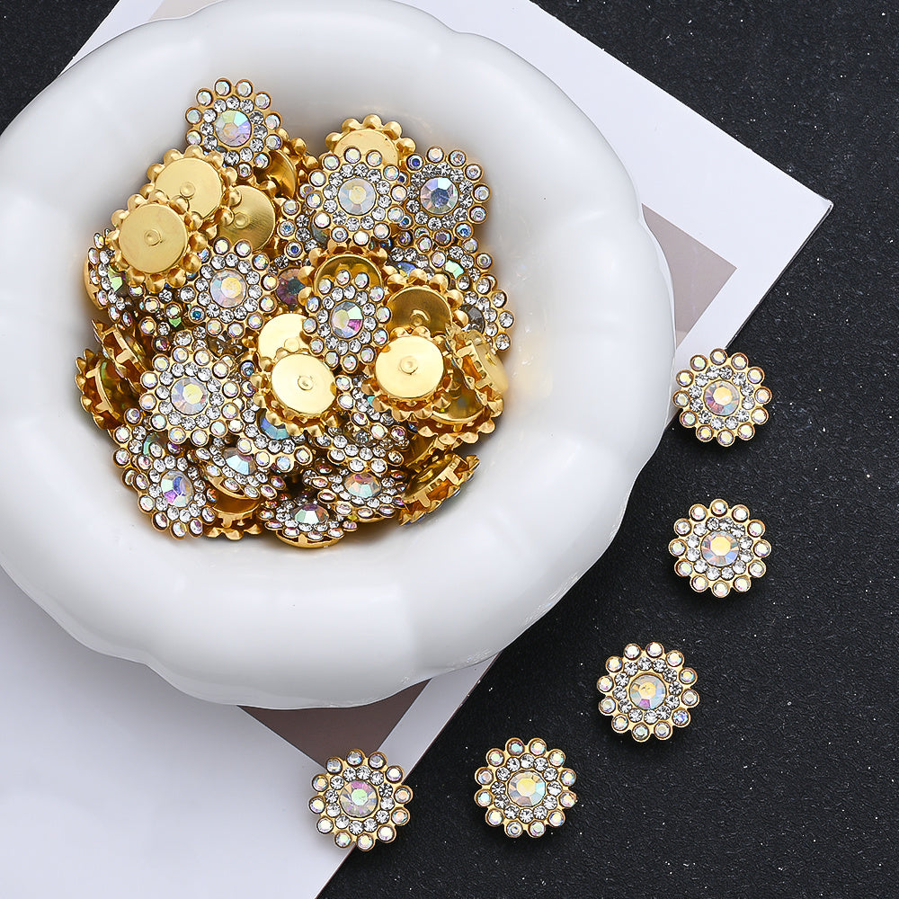 Sunflower Sew-On Rhinestones