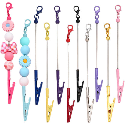 Beaded Card Holder Clips