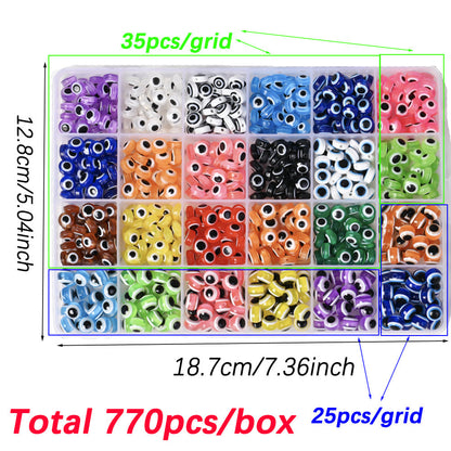 Evil Eye Resin Beads Jewelry Kit