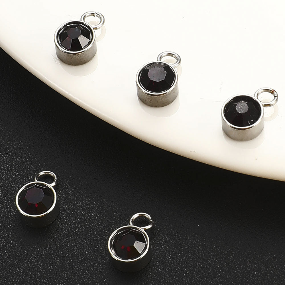 Birthstone Alloy Pendants