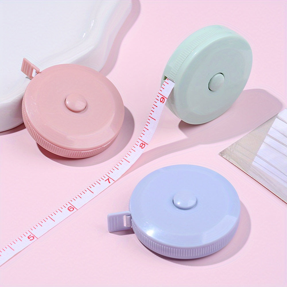 1PC 1.5m Retractable Mini Soft Measuring Tape