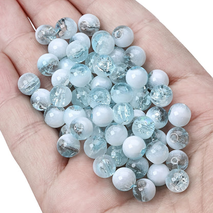 Milk Cap Glass Beads