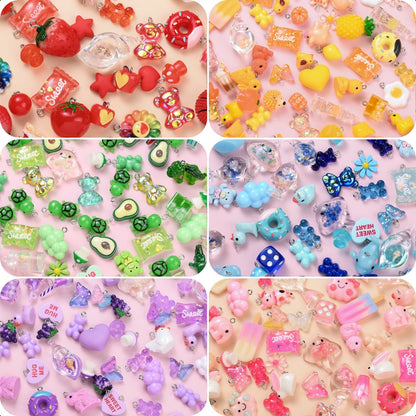 Y2K Resin Flower & Charm Beads