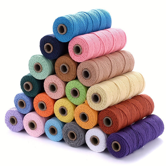 3 mm × 20 m Multicolor Cotton Craft Cord