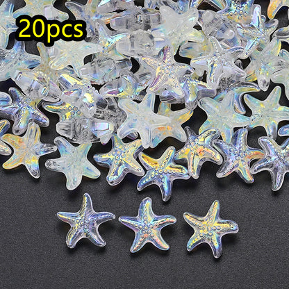 AB Ocean Starfish Glass Beads