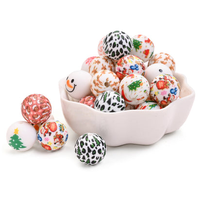 Christmas Silicone Beads