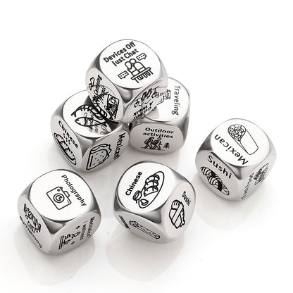 Stainless Steel Decision Dice Set