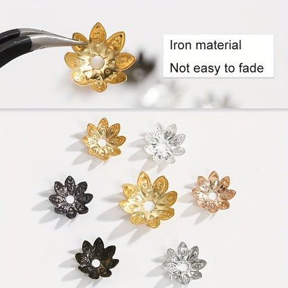 Lotus Metal Bead Caps