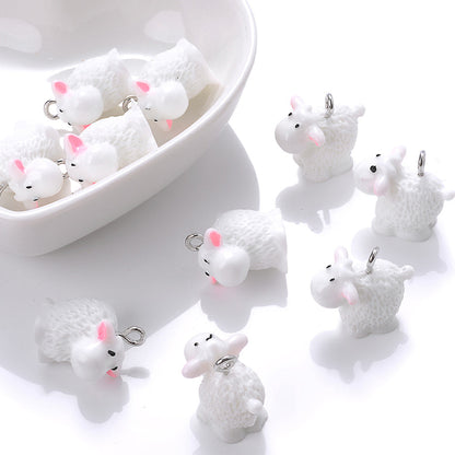 Resin Lamb Pendants