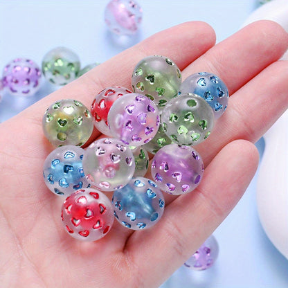 Starfish Heart Acrylic Beads