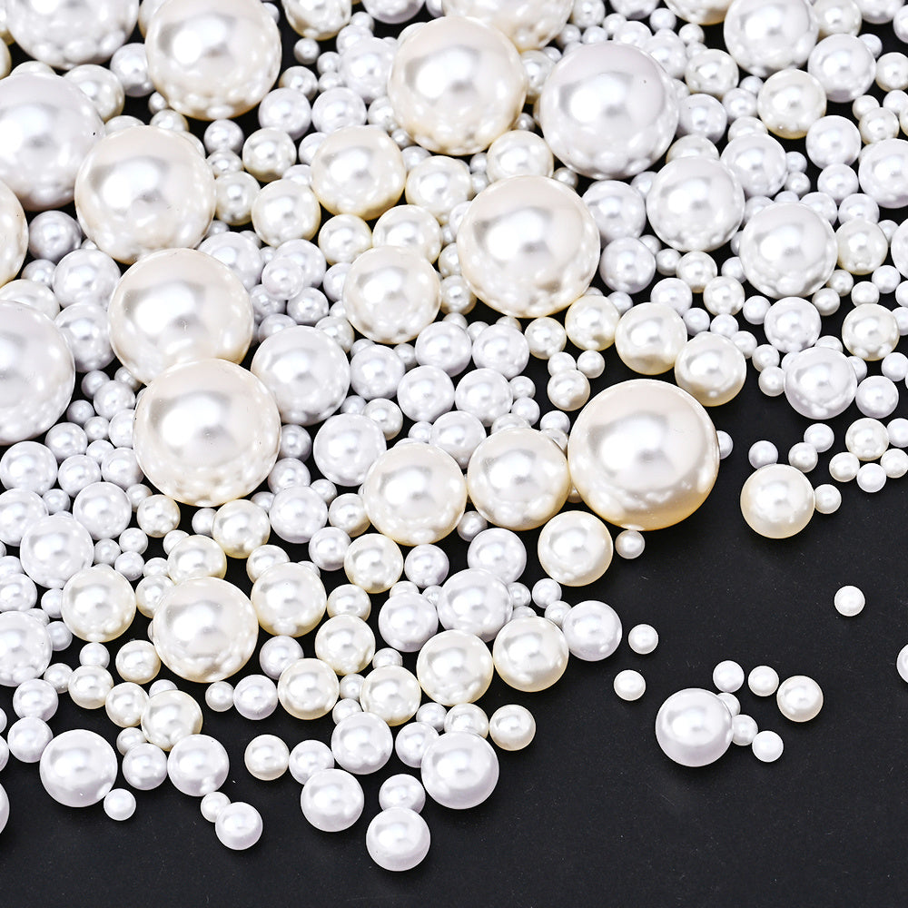 3300pcs 4-20mm Artificial Pearl Beads