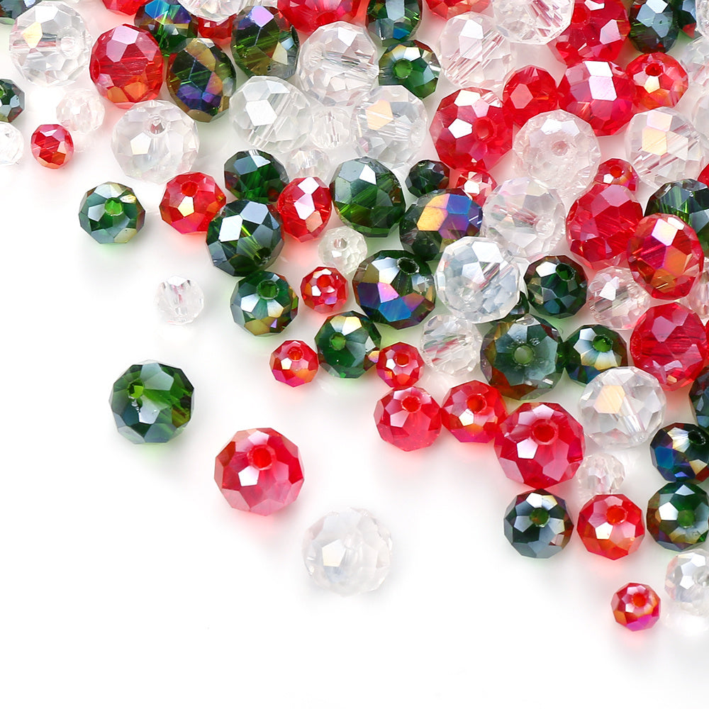 Mixed Christmas and Halloween Glass Bead Set