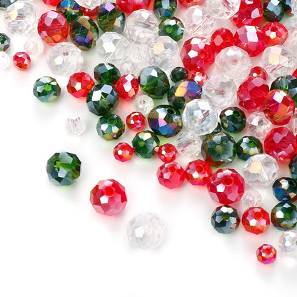 Mixed Christmas and Halloween Glass Bead Set