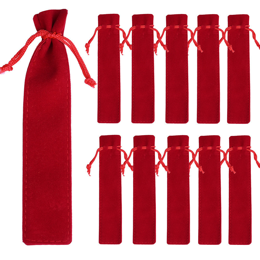 17.5x3.5 cm Flannel Pencil Storage Bags