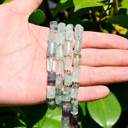 Cylindrical Natural Stone Beads