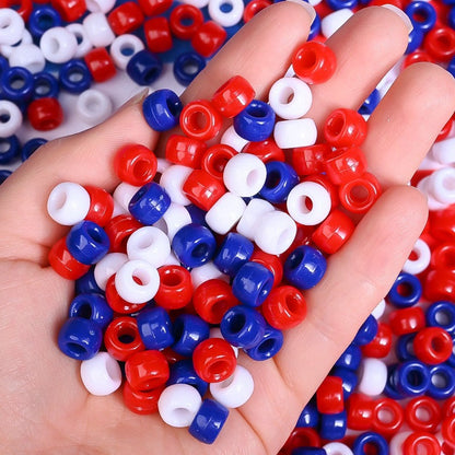 Independence Day Acrylic Beads