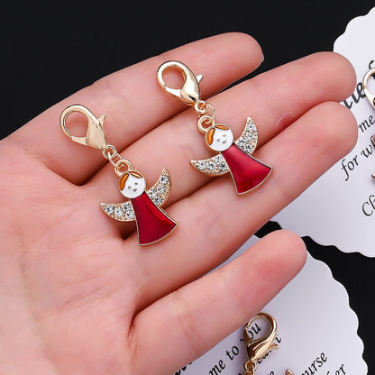 Red Angel Charms with Wish Cards