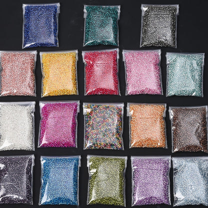 180g 2mm Fashion Glass Seed Beads
