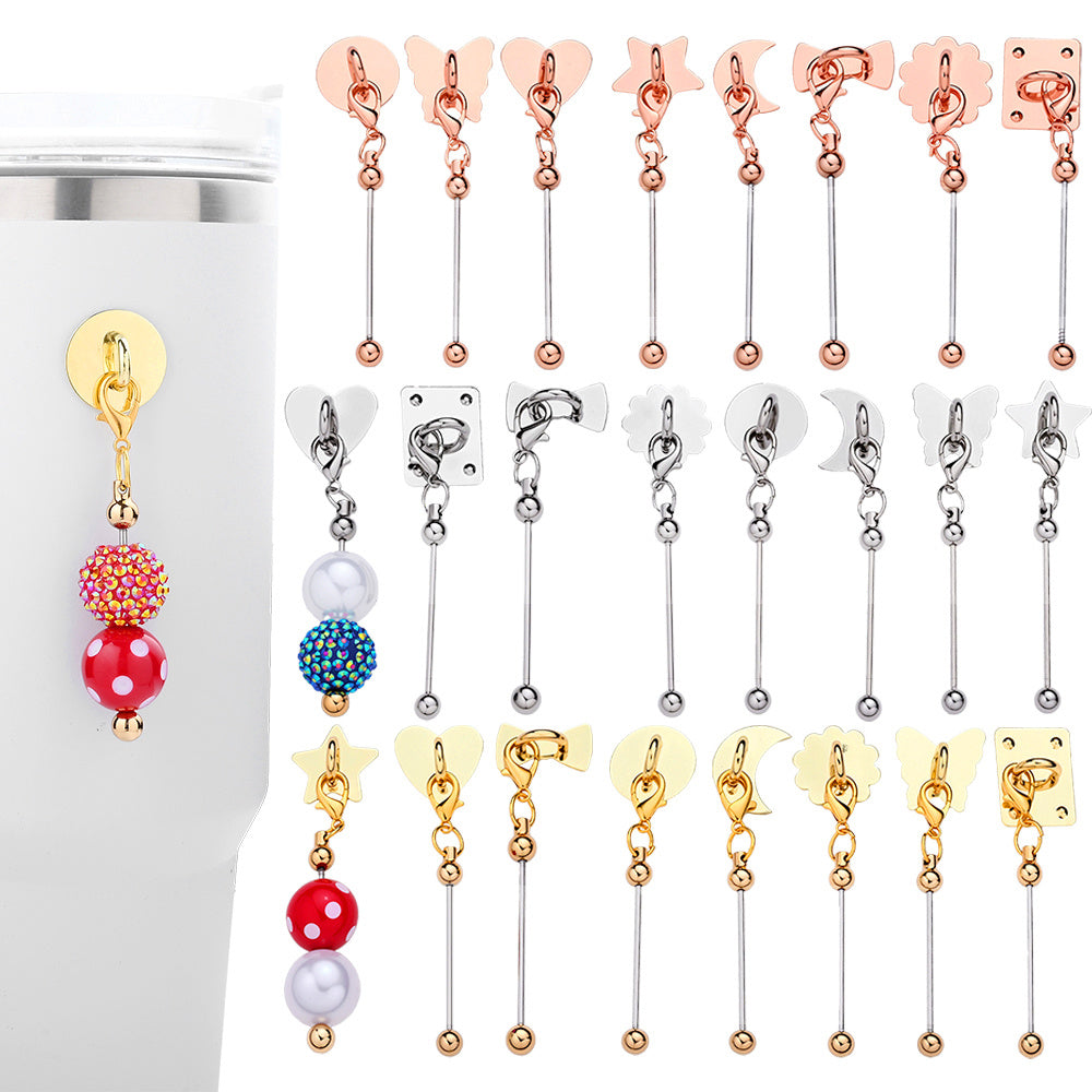 DIY Keychain Making Kit with Flatback Charms