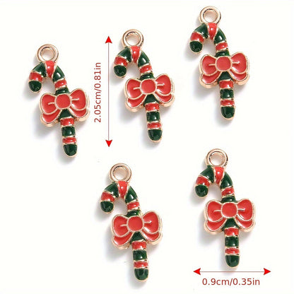 Mixed Metal Christmas Pendants