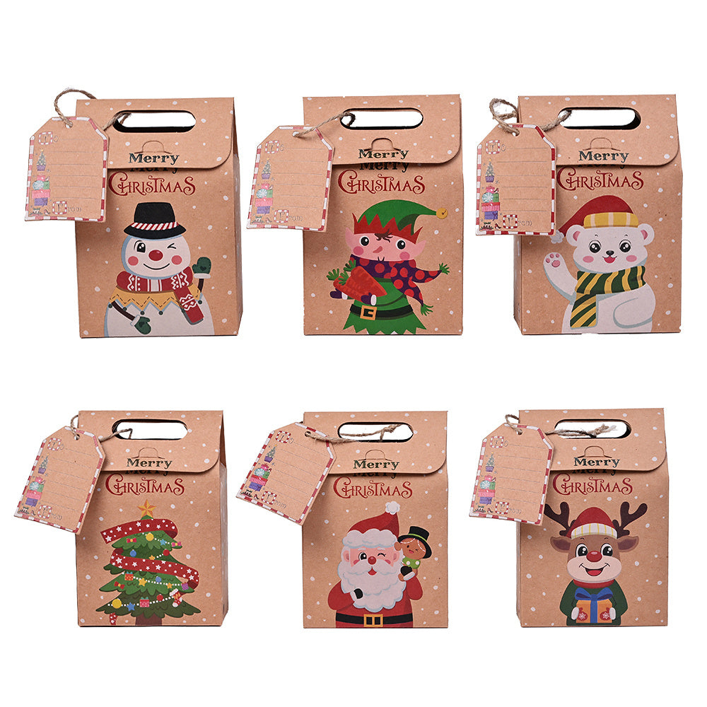 Christmas Kraft Paper Gift Boxes