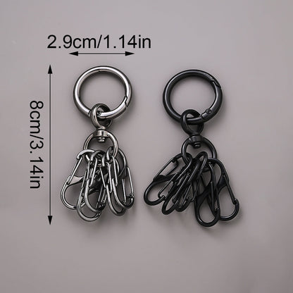Rotating Keychain Buckle Set