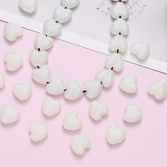 White Acrylic Love Beads