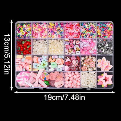 Pink Series Resin Patch Decorative Craft Set