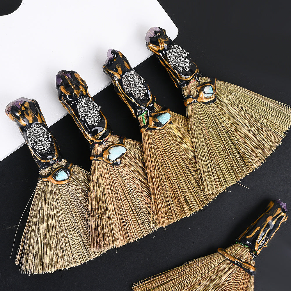 Crystal Broom Pendant