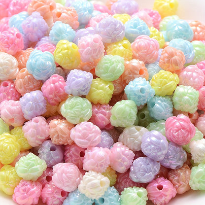 Rose Acrylic Beads