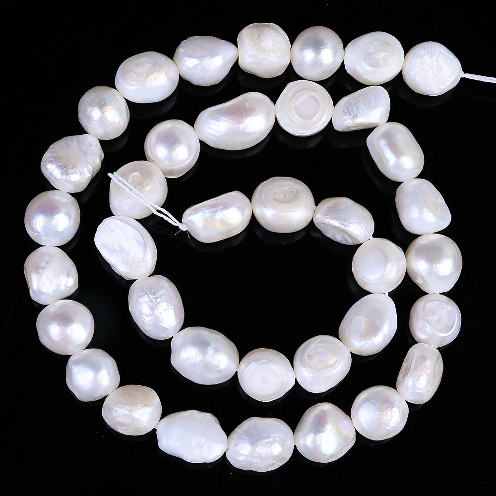 White Irregular Freshwater Pearl Beads