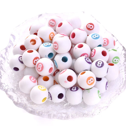 50pcs 39 Styles Mixed Sports Ball Beads